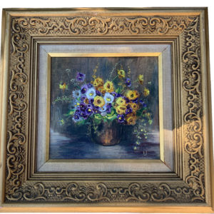 Vintage flower painting