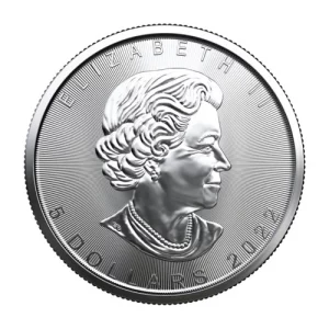 2022 Canadian Maple Silver Leaf Coin 1 oz